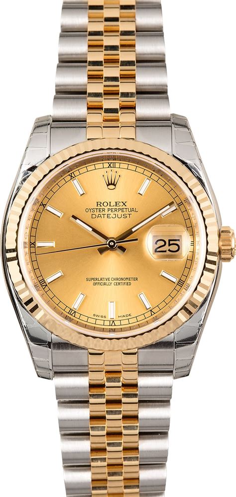 rolex two tone datejust endlinks|Rolex Datejust 36mm two tone.